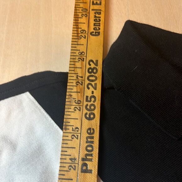 Polo‎ Ralph Lauren Polo Shirt XL Black Lifeguard Stripe RARE Vintage 90 NWT - Picture 2 of 6